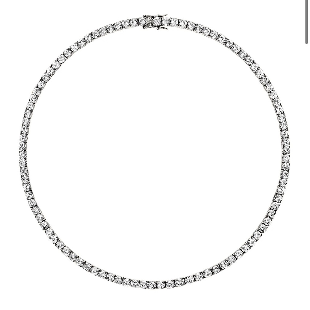 KATE RIVIÈRE NECKLACE IN 3.75MM LAB WHITE SAPPHIRE
